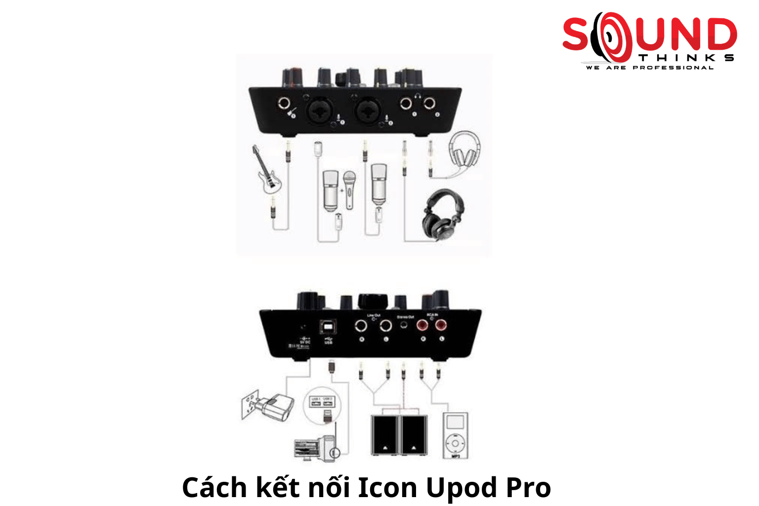 Cách Kết Nối Icon Upod Pro