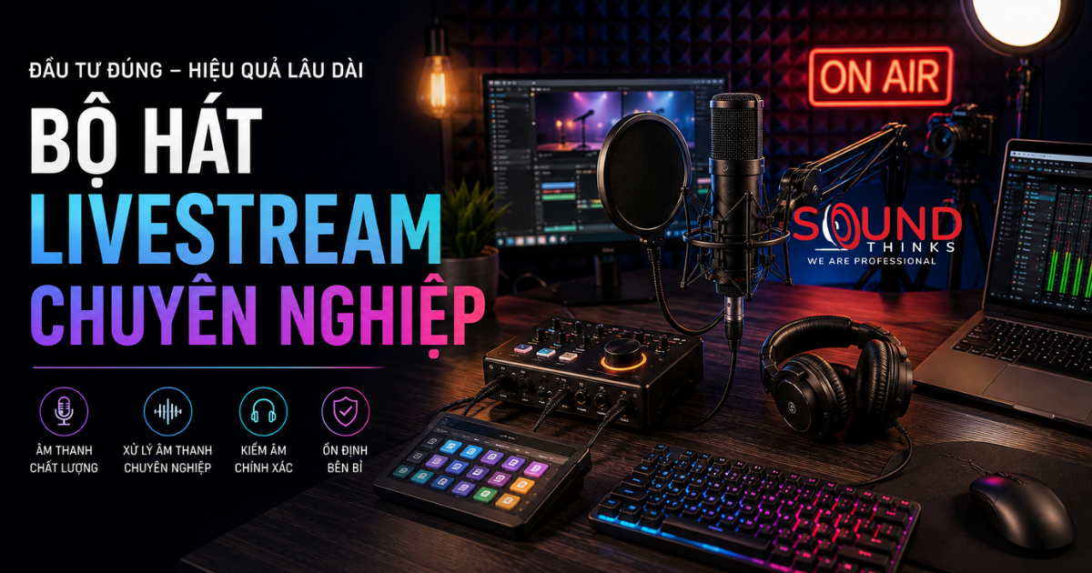Bộ hát livestream chuyên nghiệp