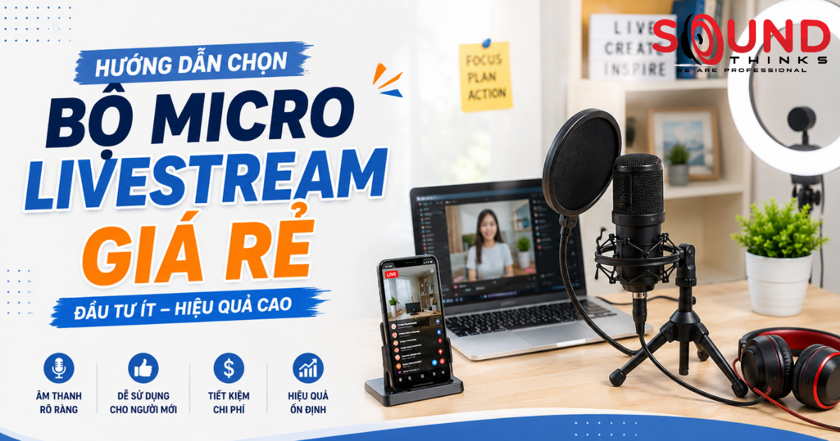 Những tiêu chí quan trọng khi chọn Bộ micro livestream giá rẻ