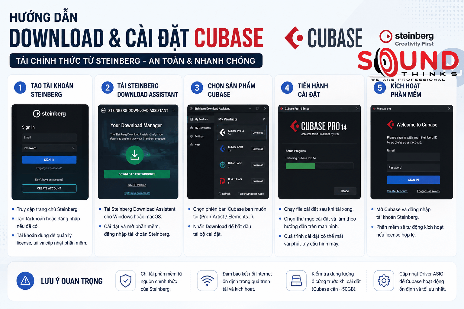 Download & Cài đặt Cubase
