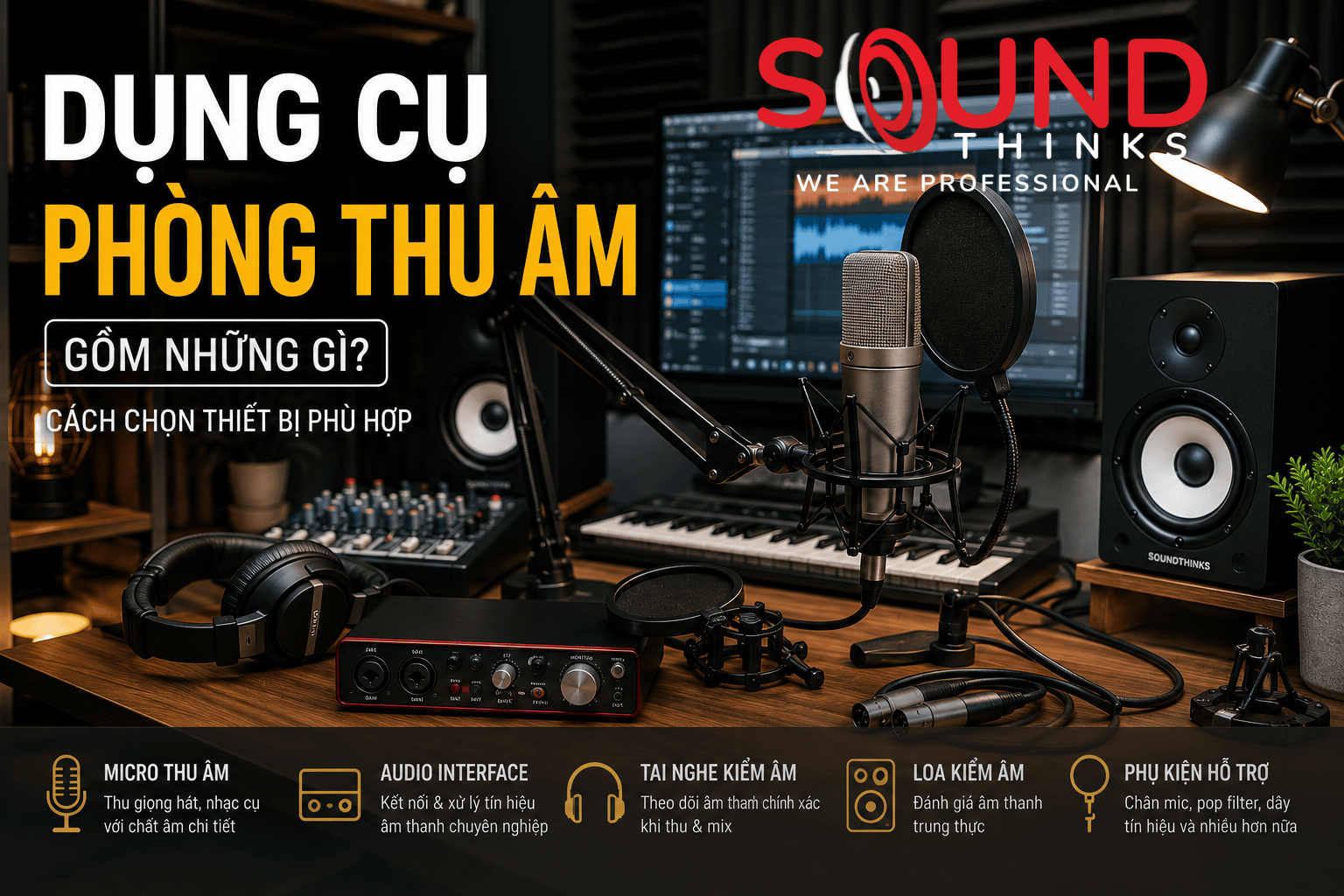 Dụng Cụ Phòng Thu âm
