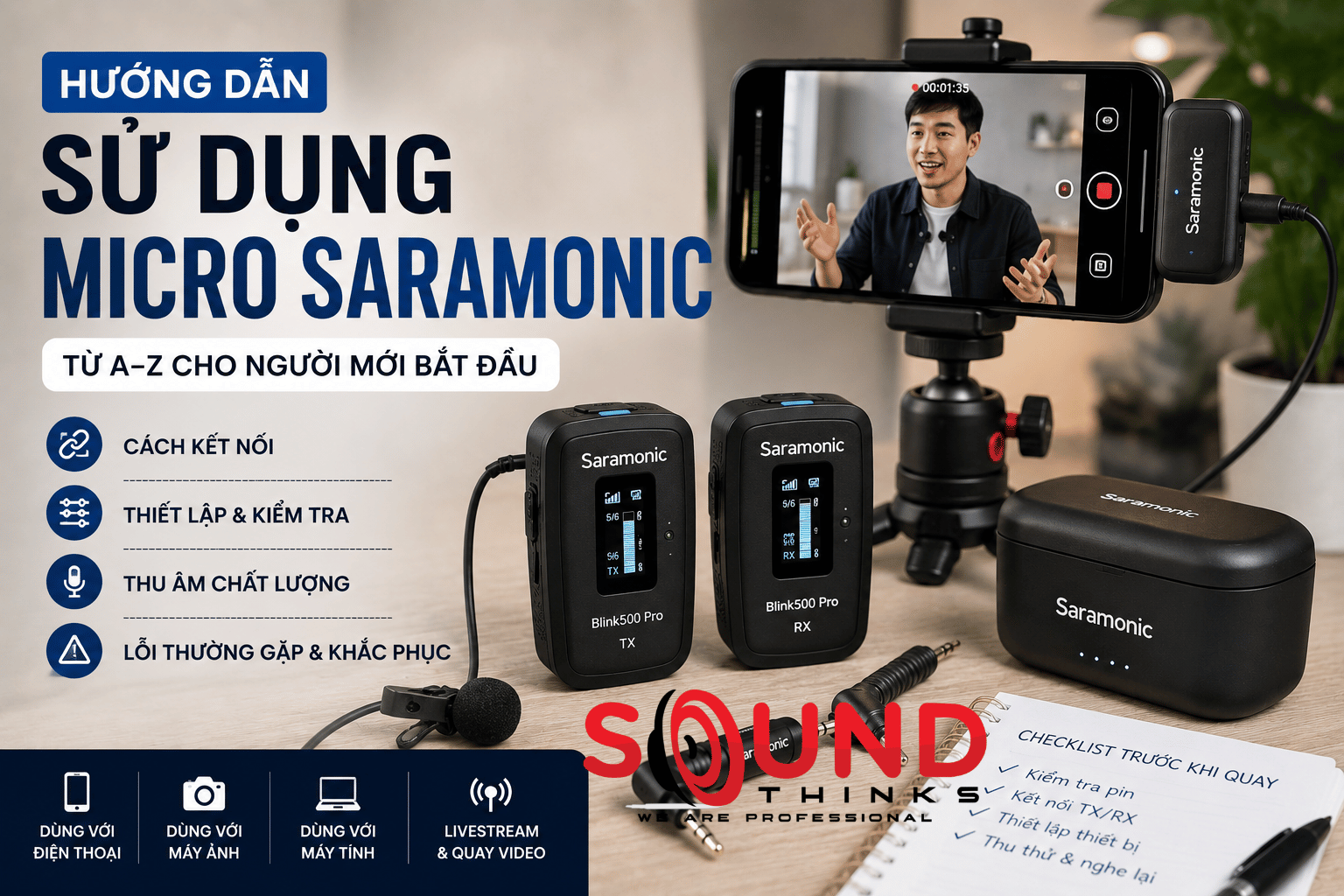 Hướng Dẫn Sử Dụng Micro Saramonic