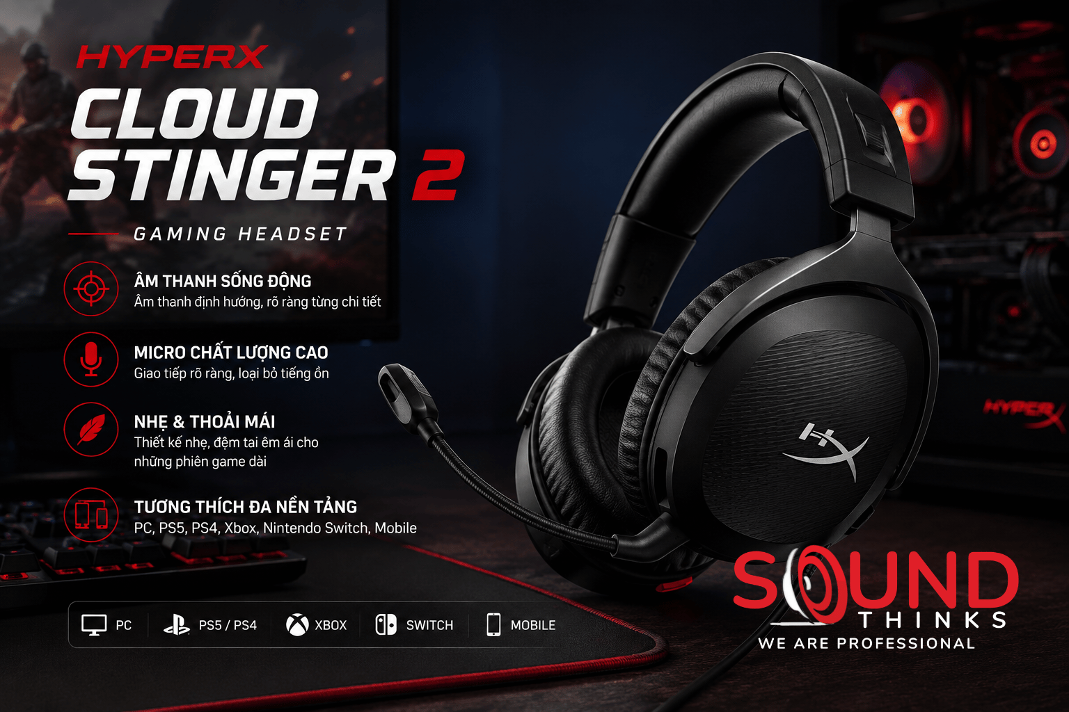 Hyperx Cloud Stinger 2