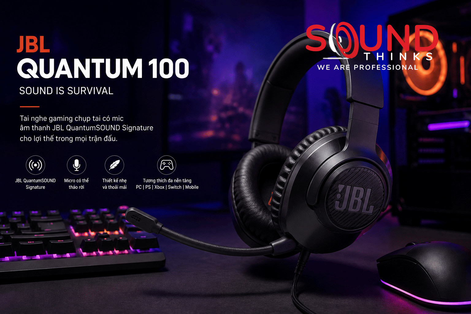 Jbl Quantum 100