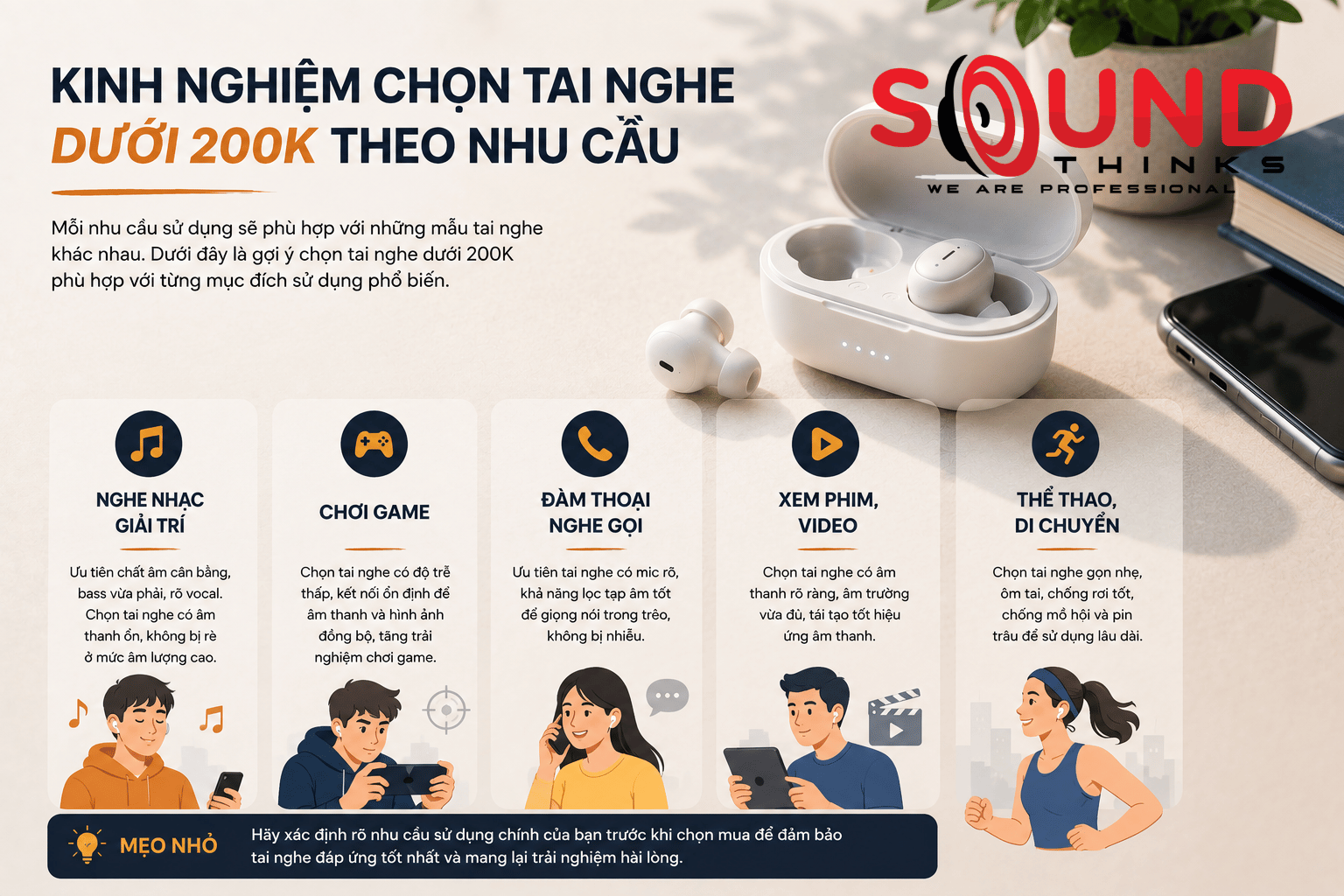 Kinh Nghiệm Chọn Tai Nghe