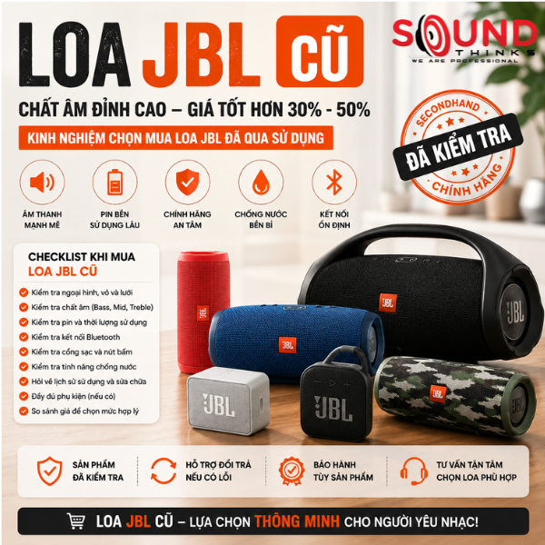 Loa Jbl Cũ đã Qua Sử Dụng