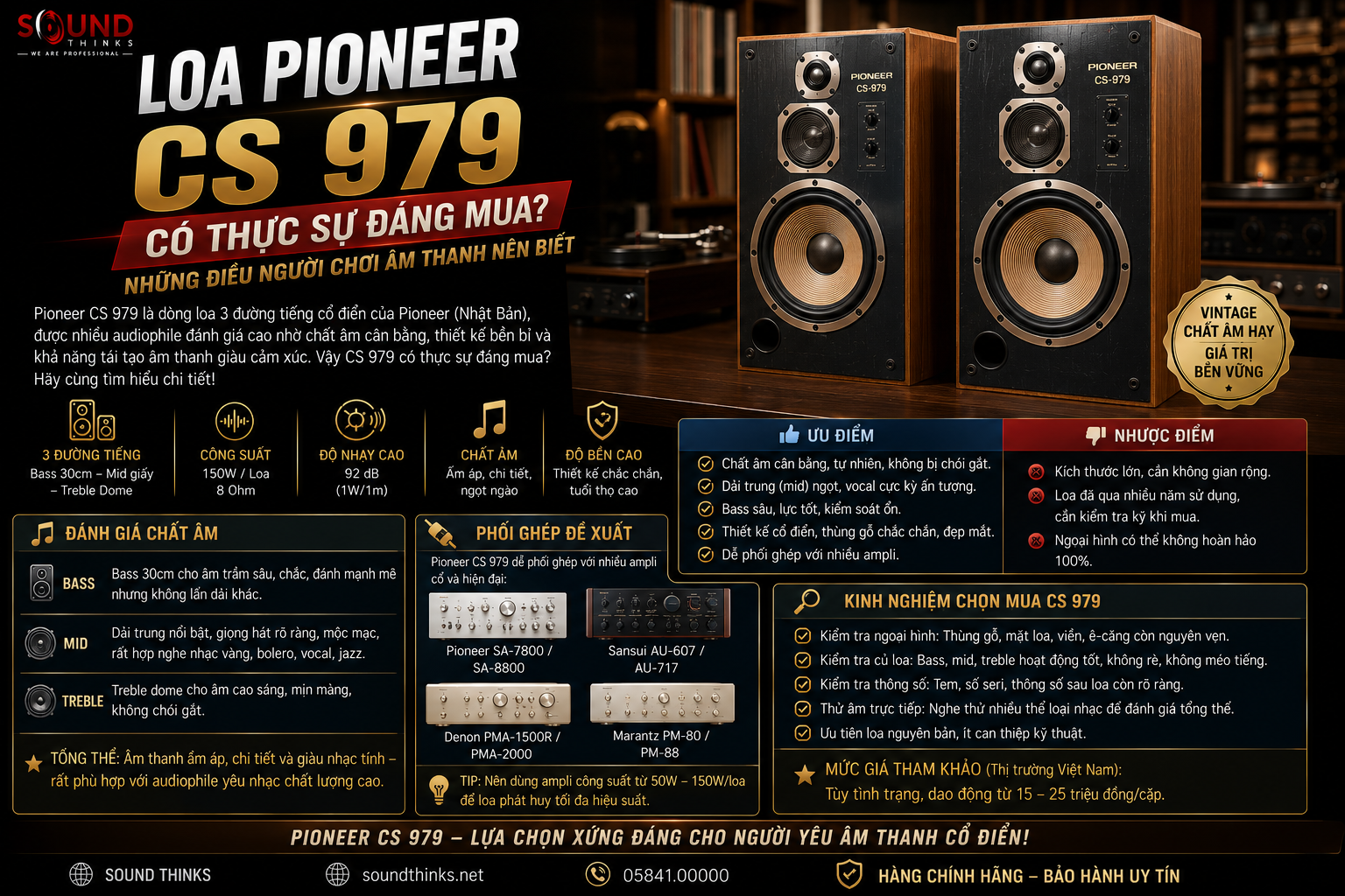 Loa Pioneer Cs 979 Có Thực Sự Đáng Mua? Những Điều Người Chơi Âm Thanh Nên Biết