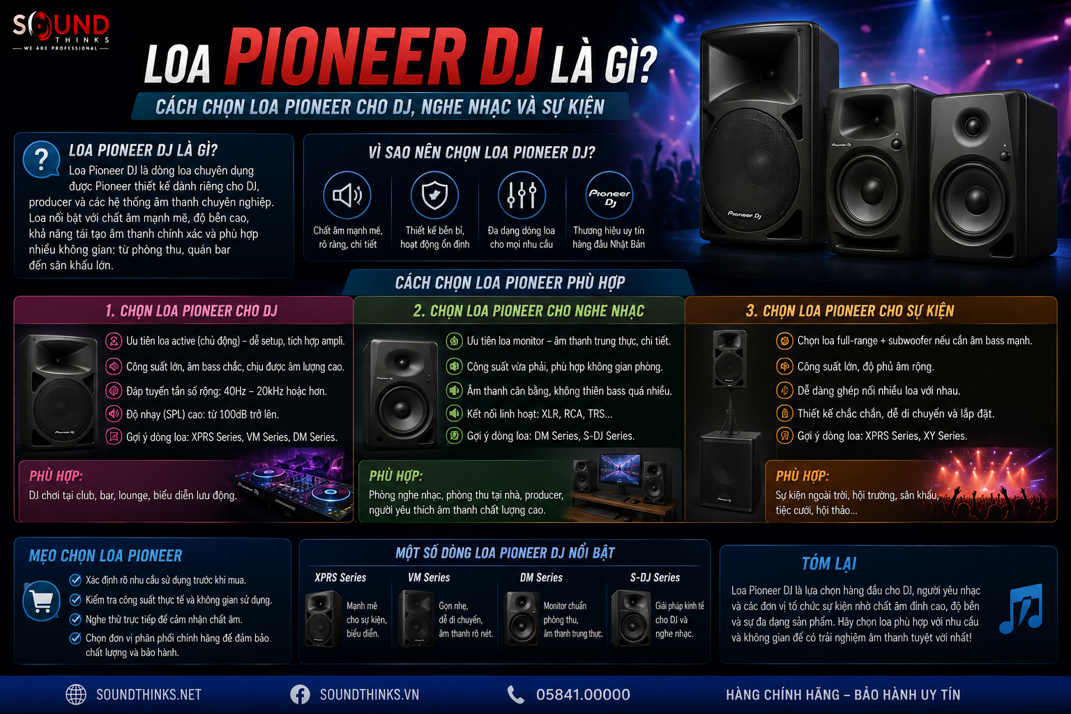 Loa Pioneer Dj Là Gì? Cách Chọn Loa Pioneer Cho Dj, Nghe Nhạc Và Sự Kiện