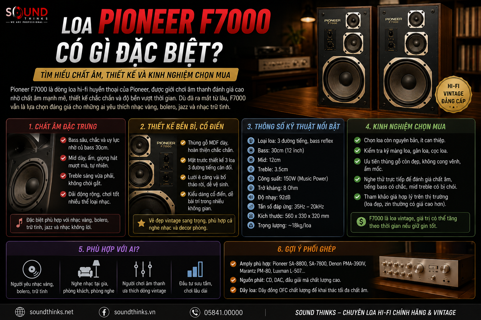Loa Pioneer F7000 Có Gì Đặc Biệt? Tìm Hiểu Chất Âm, Thiết Kế Và Kinh Nghiệm Chọn Mua