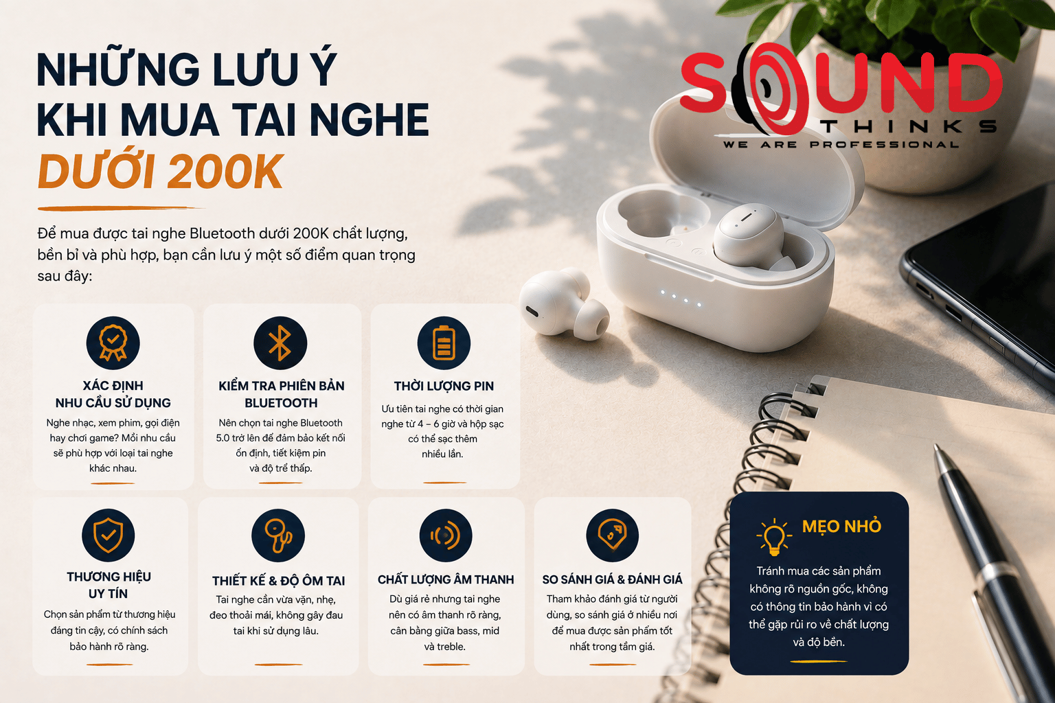 Lưu ý Khi Mua Tai Nghe