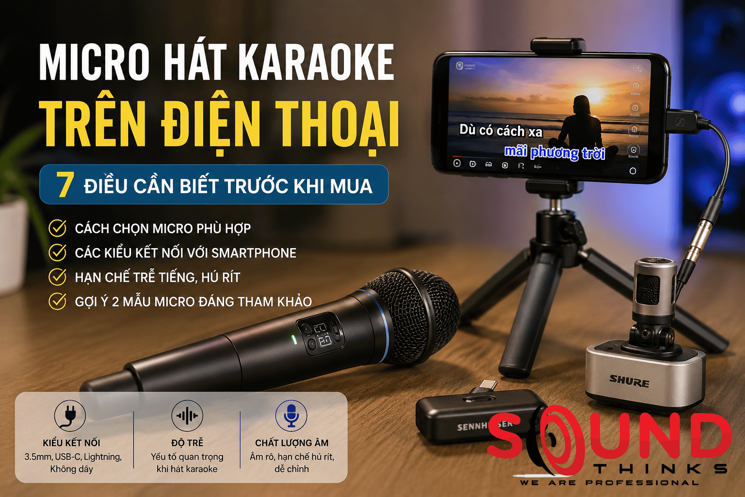 Micro Hát Karaoke Trên Điện Thoại