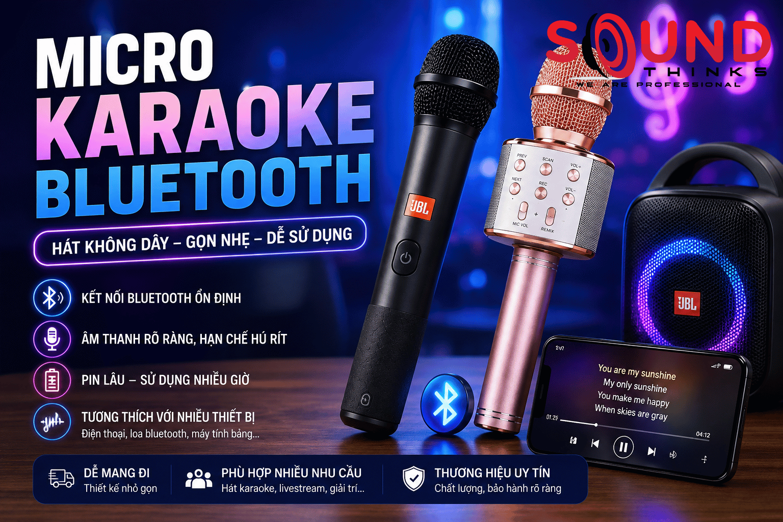 Micro Karaoke Bluetooth