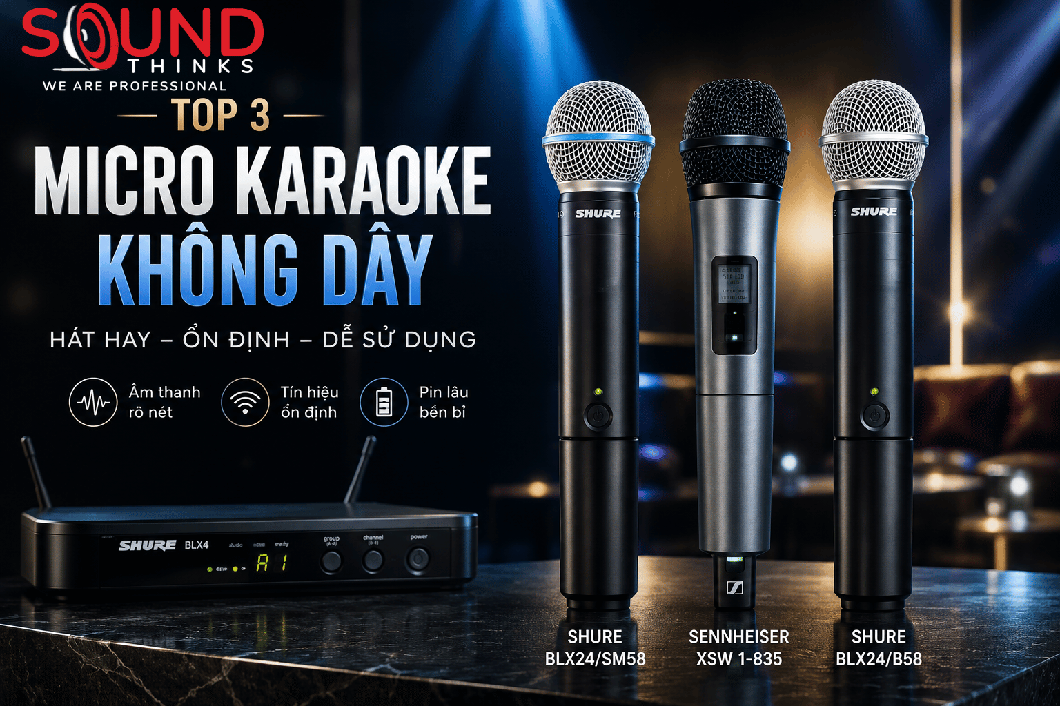 Micro Karaoke Không Dây