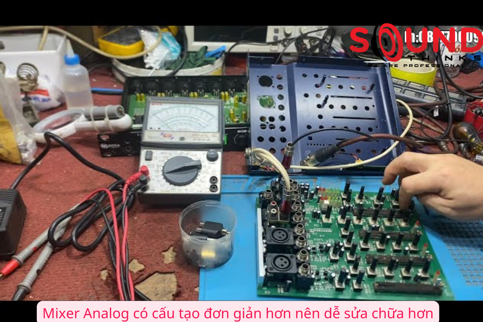 Mixer Analog Có Cấu Tạo Đơn Giản Hơn Nên Dễ Sửa Chữa Hơn