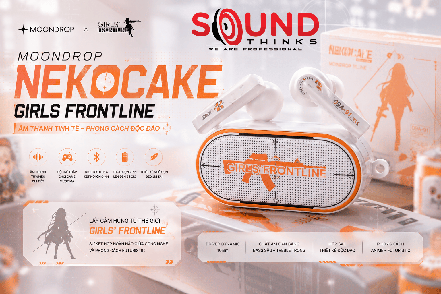 Moondrop Nekocake Girls Frontline