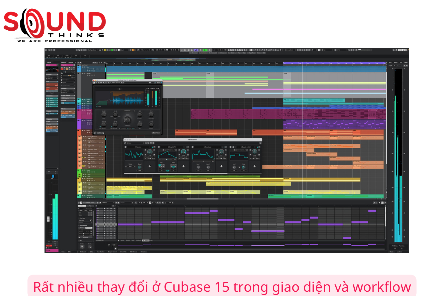 Rất Nhiều Thay đổi ở Cubase 15 Trong Giao Diện Và Workflow