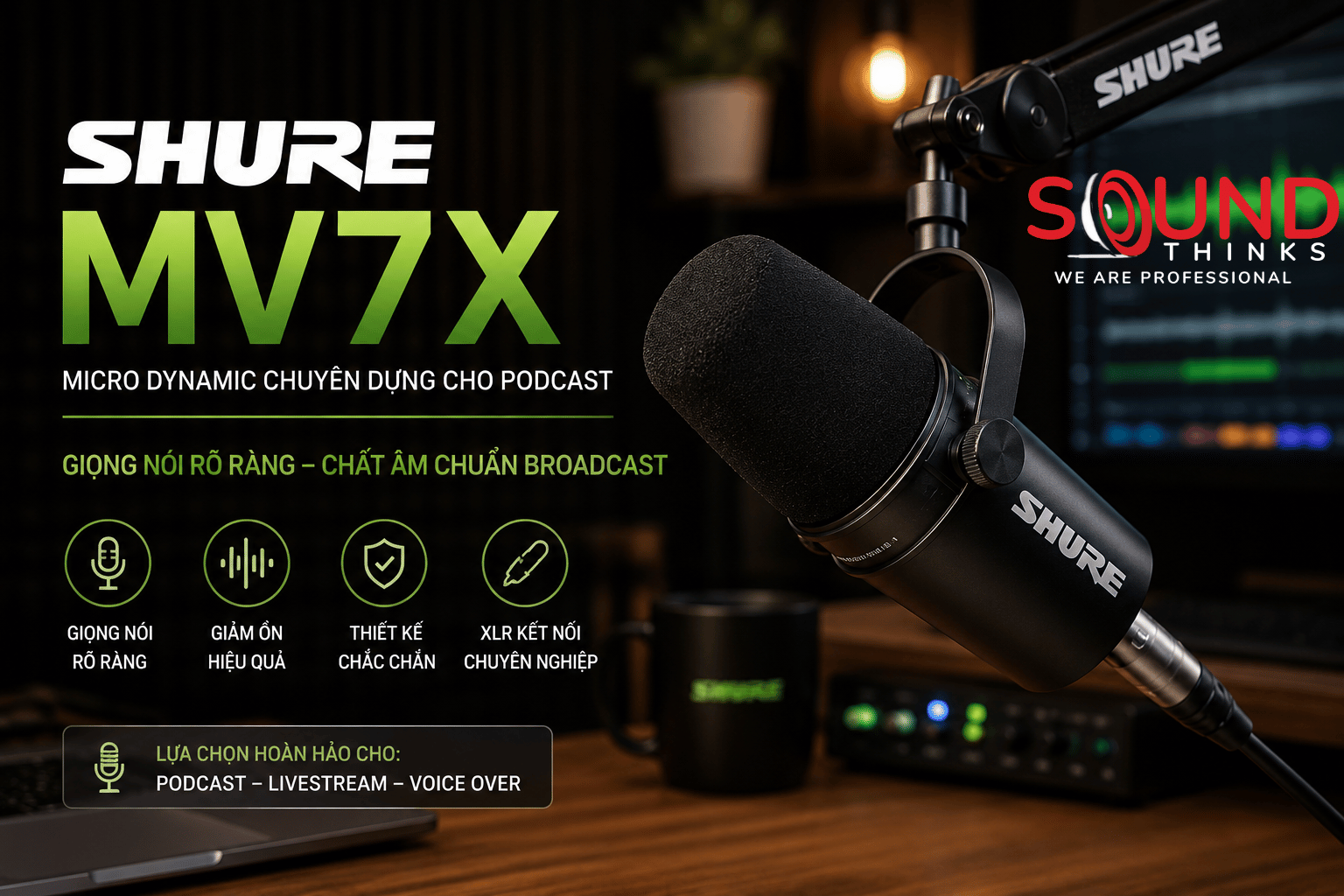 Shure Mv7x