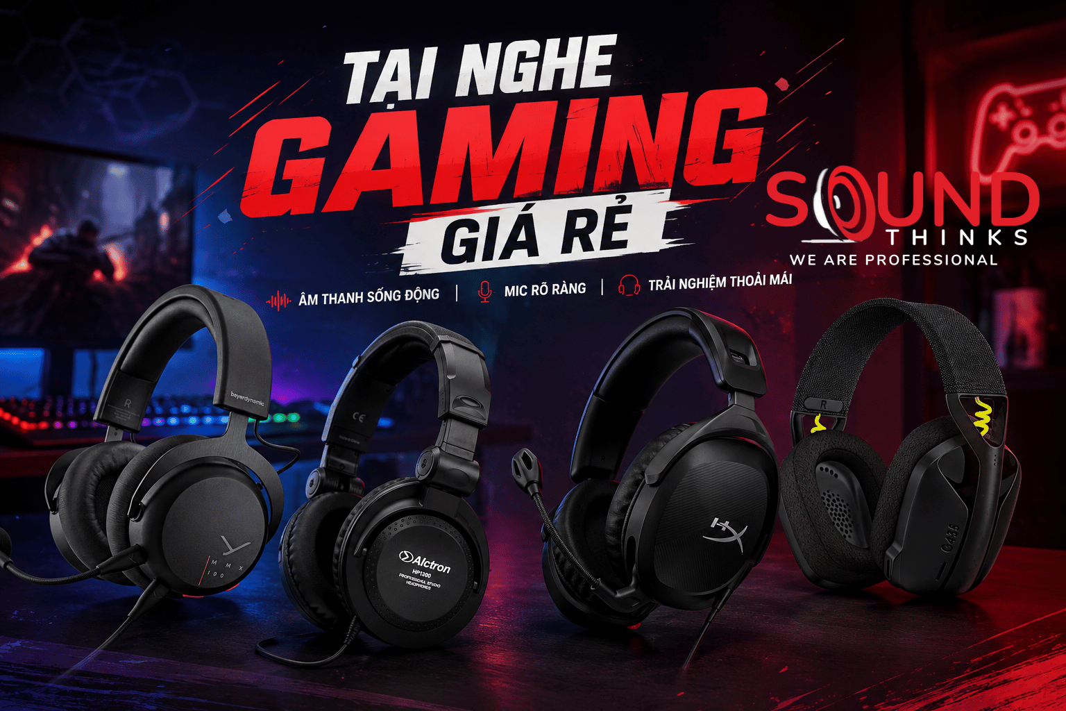 Tai Nghe Gaming Giá Rẻ