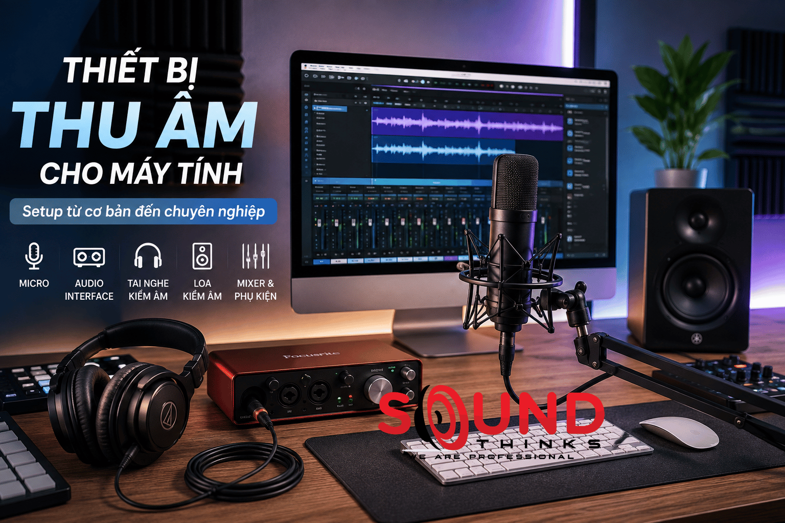 Thiết Bị Thu âm Cho Máy Tính