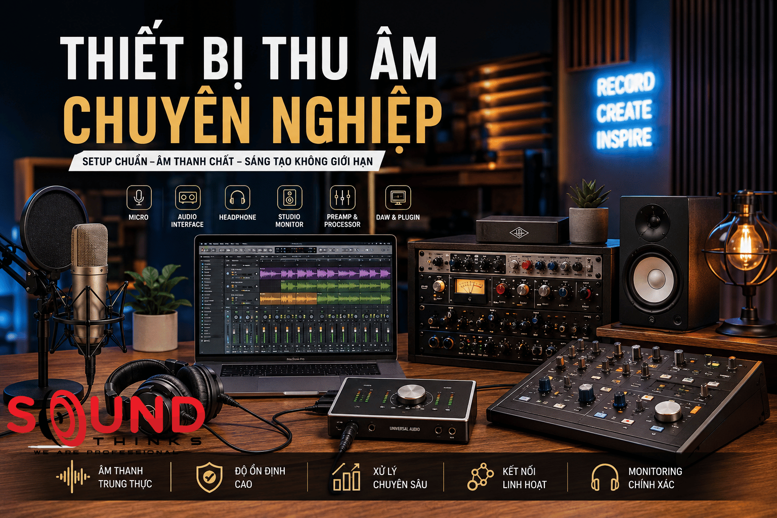 Thiết Bị Thu âm Chuyên Nghiệp