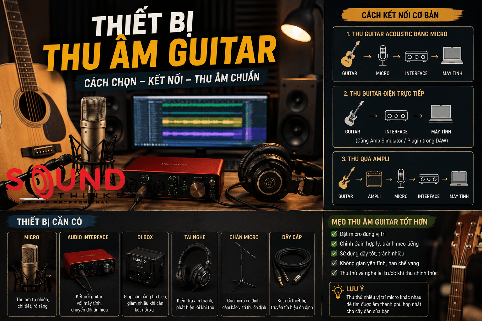 Thiet Bi Thu Am Guitar