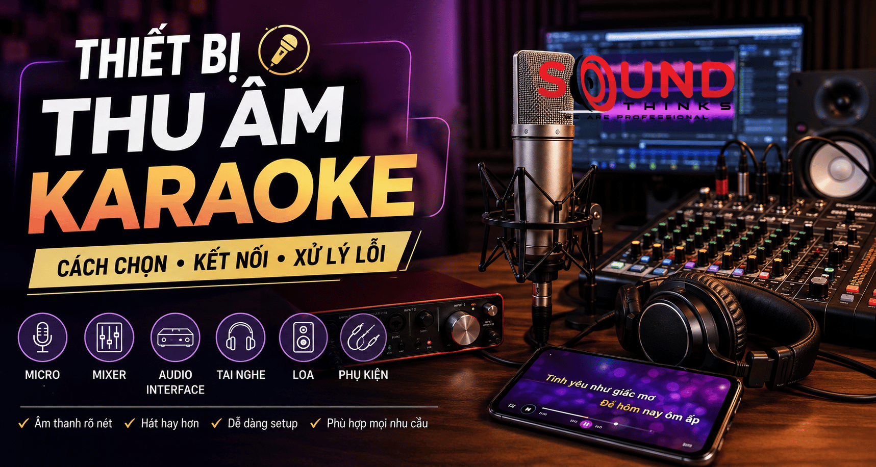 Thiết Bị Thu âm Karaoke