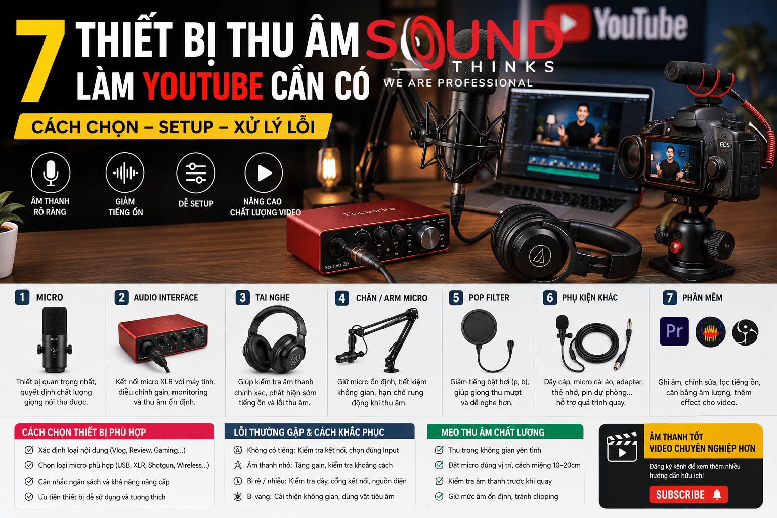Thiet Bi Thu Am Lam Youtube