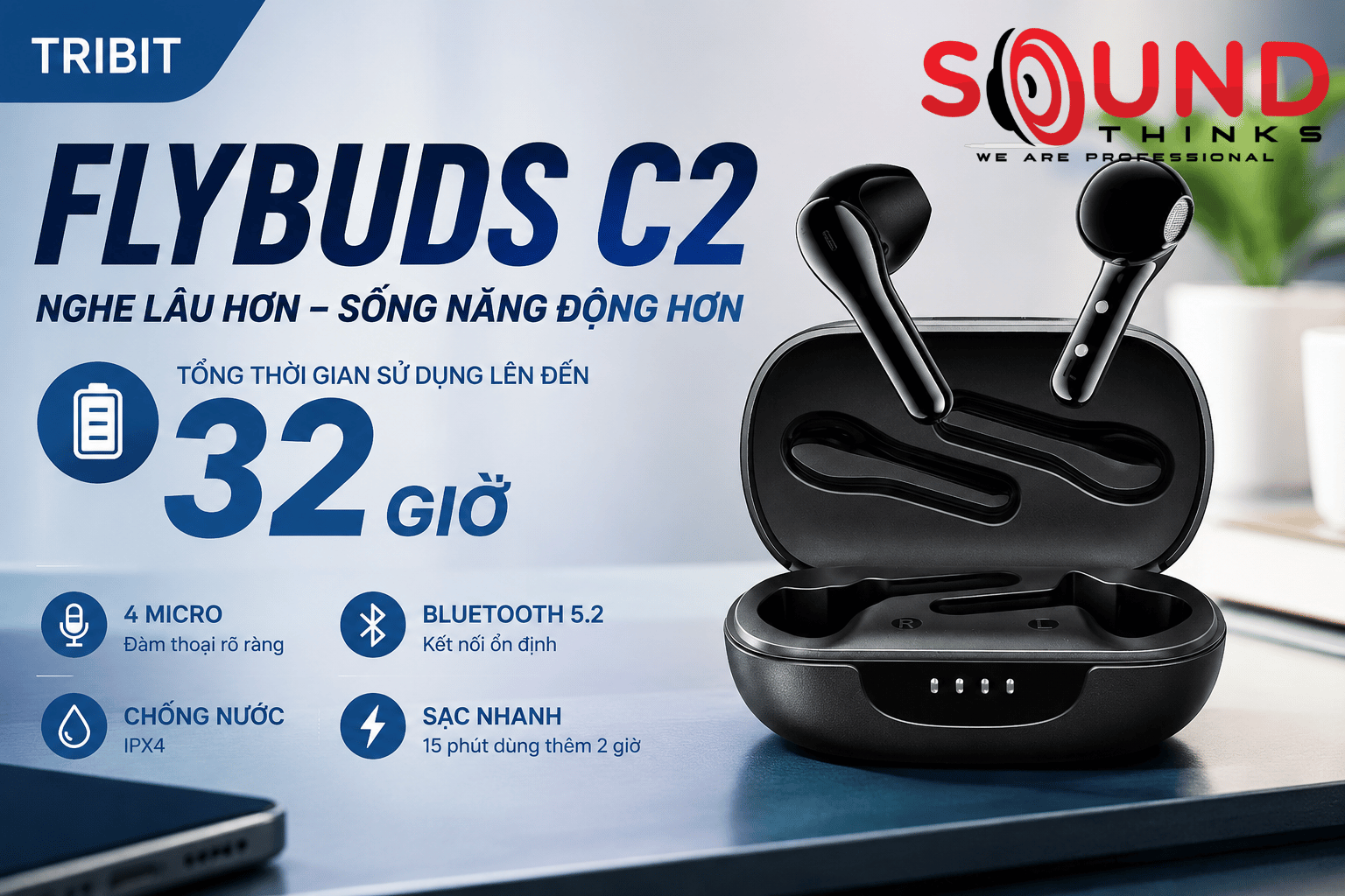 Tribit Flybuds C2