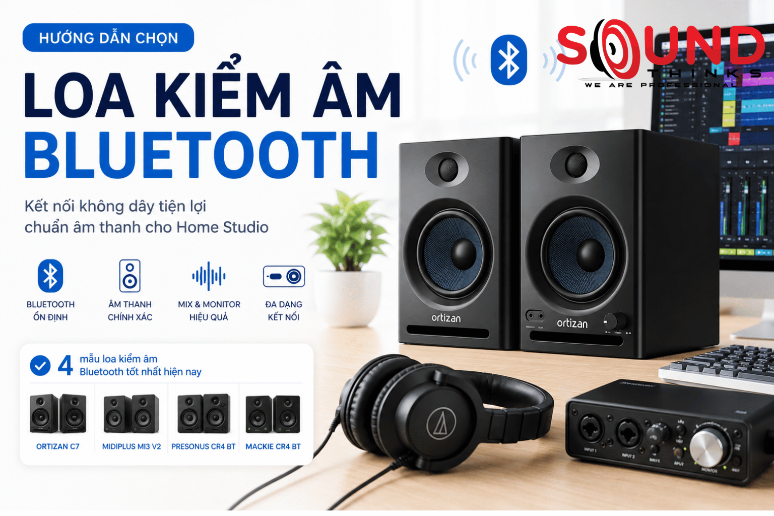 Loa Kiểm Âm Bluetooth