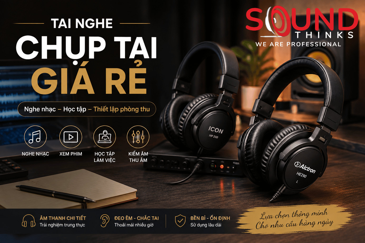 Tai Nghe Chụp Tai Giá Rẻ