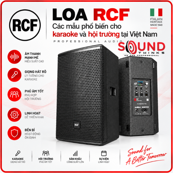 Các Mẫu Loa Rcf Phổ Biến Tại Vn