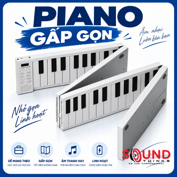 Đàn Piano Gấp Gọn Phổ Biến