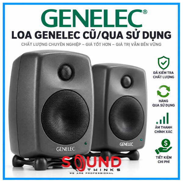 Loa Genelec Cũ Qua Sử Dụng Phổ Biến Tại Vn