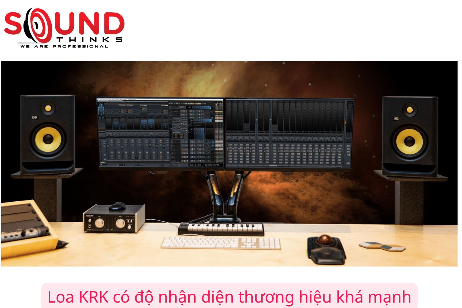 Loa KRK có độ nhận diện thương hiệu khá mạnh