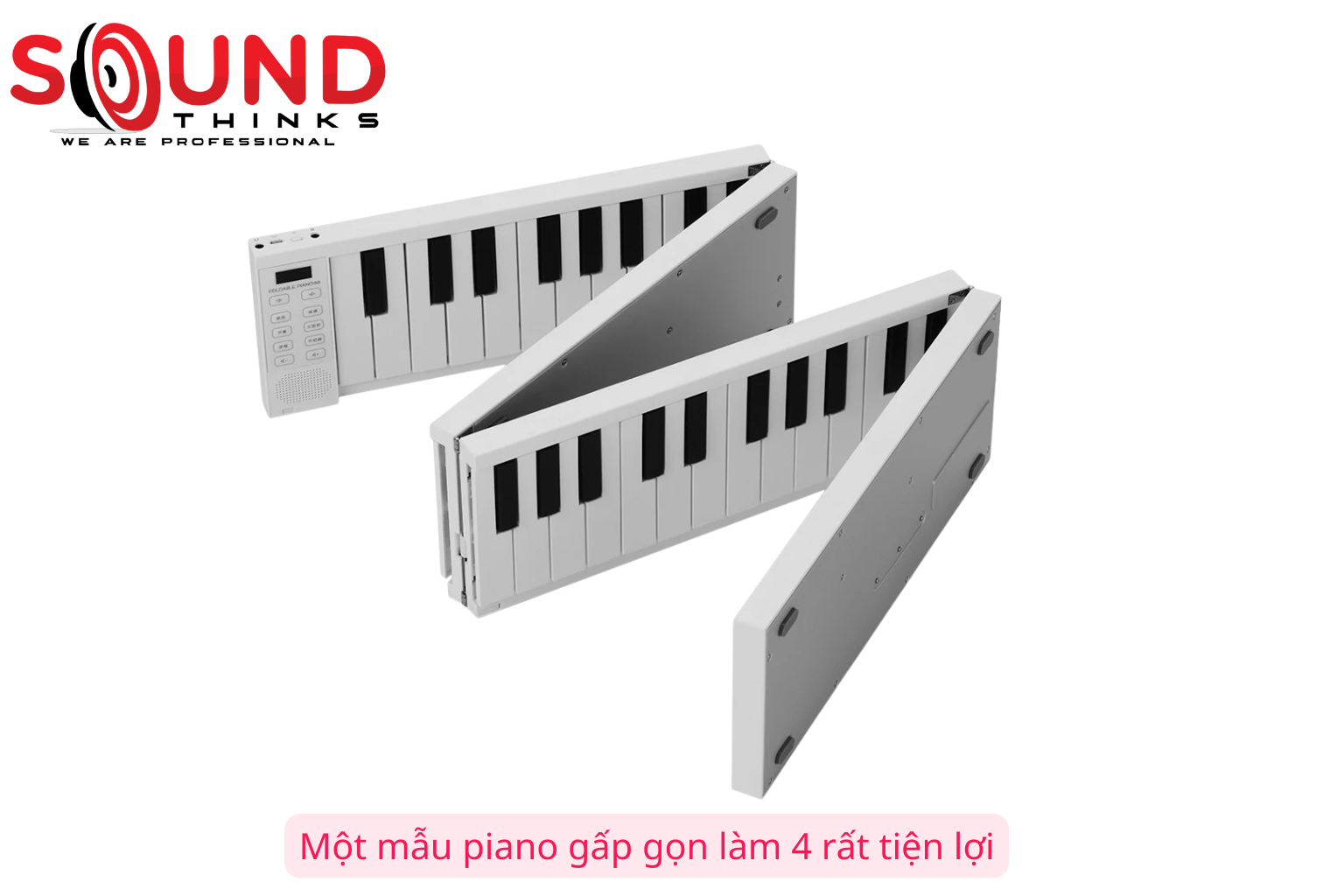 Một Mẫu Piano Gấp Gọn Làm 4 Rất Tiện Lợi