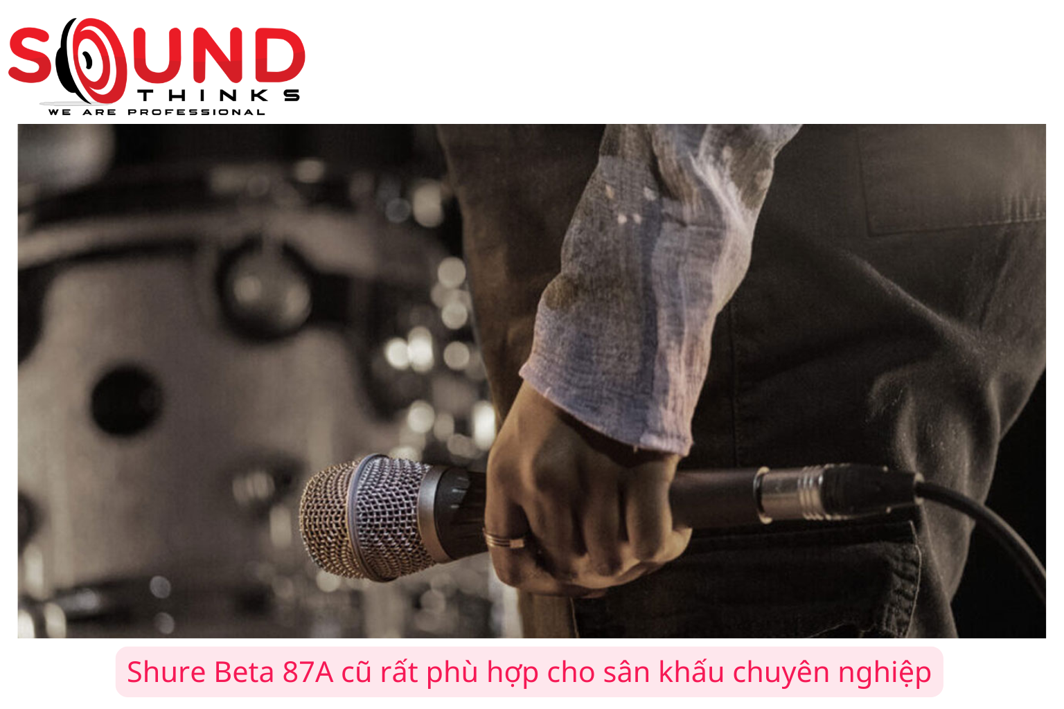 Shure Beta 87a Cũ Rất Phù Hợp Cho Sân Khấu Chuyên Nghiệp