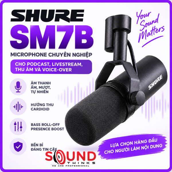 Shure Sm7b Cũ Qua Sử Dụng