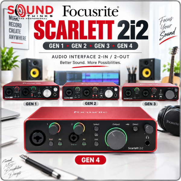 Chợ Mua Bán Sound Focusrite Scarlett 2i2 đông đảo