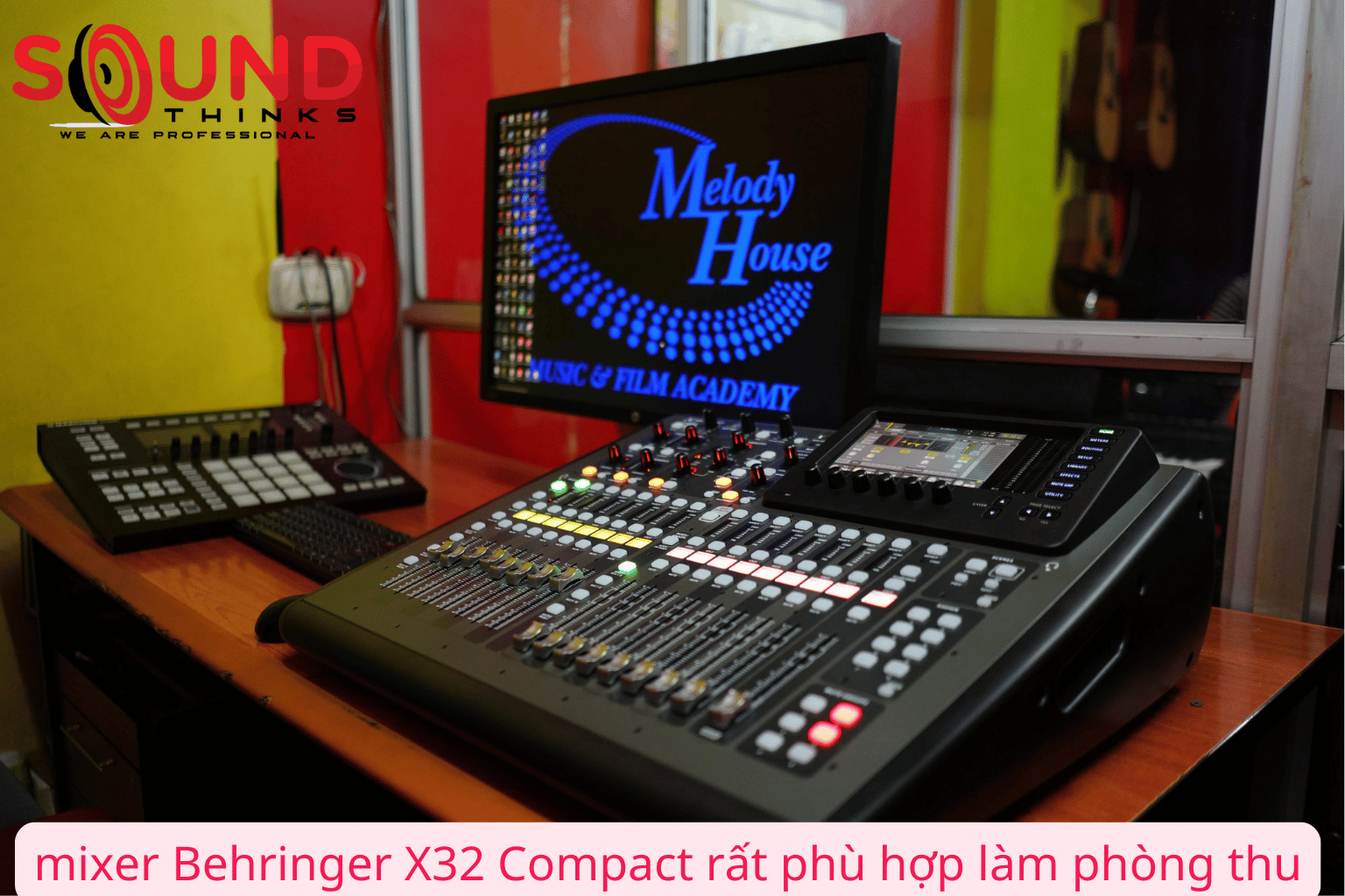 Mixer Behringer X32 Compact Rất Phù Hợp Làm Phòng Thu